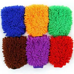 Ręczniki szaty wielofunkcyjne rękawiczki czyszczące chenille do kuchni i łazienki Szybki suchy ręcznik miękki rękawiczki do czyszczenia samochodu mikrofibry