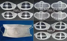3D Máscara de máscara de silicone Proteção de batom máscara máscara máscara interna Capa de almofada de suportes de suportes respiratórios Acessórios para ferramentas LJJ5715180