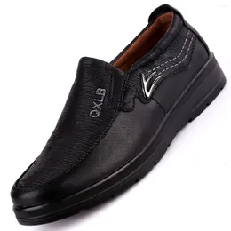 Sapatos casuais hombres zapatos mas 38 -48 de nenocios planos negro marron transpirable baja formal oficina