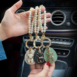 Schlüsselanhänger Lanyards niedlich Bärautos Keychain La Bag Anhänger Mütter Tag Schlüssel Ring Schlüssel Ring Fein Anhänger Mütter Tag Geschenkschmuck für Mädchen J240509