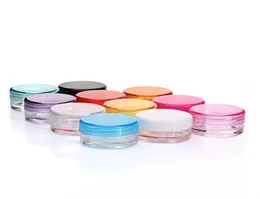Kunststoffwachsbehälter Jar Box Hüllen 3ml und 5 ml Kapazität Kosmetikbox 11 Farben Gesichtscreme Speicherfall 8825326