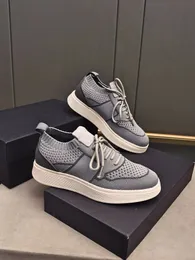 Projektant mody Mężczyzn MESH Sneakers Buty gładkie skórzane trenerzy masywne gumowe zewnętrzne impreza obuwia ślubna tańsze