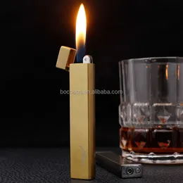 Hy Long Ierable Lighter Creative Personality Portable Cigarette Lighter Open Flame Tändare