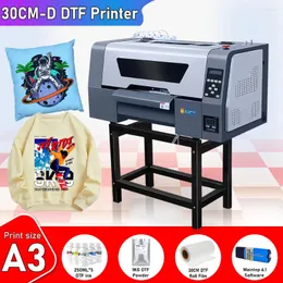 Printer With Roll Feeder A3 Transfer For DIY T Shirt Printing Machine On Dark And Light Clothes