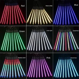 Fashion 30cm 8 Lampsset Doublesided Patch Meteor Shower Lamp Set LED Light Bar Decorative Light Outdoor Waterproof Tube Colored 3284529