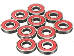 608 2RS Inline Roller Skate Wheel Bearing Blacken 21 x 21 x 07cm Skateboard Wheel Bearing Red Sealed 5104209