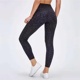 L 32 Yoga Leggings Tie Dye Gym Clothes Women High Waist Running Fitness Sports Full Length Pants Trouses Workout Capris Leggins6609579