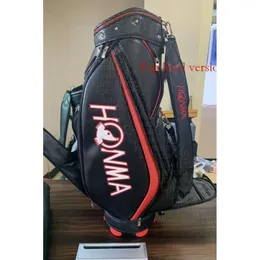 Golf Bags HONMA Cart Bags Unisex Bag In Black Is Made Of PU Waterproof, Large Capacity 472