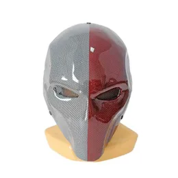 Máscaras de festa Novo morte nos capacetes e flechas da temporada 5 Capacetes de interpretação de capacetes Acessórios de máscara de fibra de vidro Propções Halloween Máscaras adultas de alta qualidade Q240508
