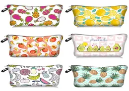 MPB014 3D Print Fruit Awrmelon Lady Cosmetic Bag Fashion Travel Mavoup Makeup Organizer Организатор макияж для хранения мешочка для хранения красота коробка W2112098