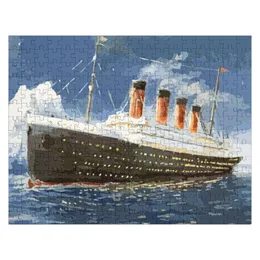 The most ship of all times Titanic. Jigsaw Puzzle Diorama Accessories Personalized Gift Married 240428