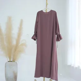 Этническая одежда Dubai Marocain Kaftan Мусульманские женщины Молитва Макси платье халат Турция Абая Саудовская Арабская плать