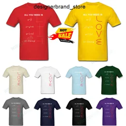 기하학적 대수 방정식 그래프 tshirts a ll is love math science problem plus new t 셔츠 블랙 패션 teeshirt s30n