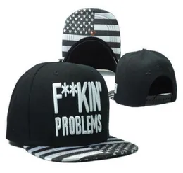 Fuckin Problems USA Flag Brim Baseball Hats and Caps Gorras Bones For Men Snapback Sports Hip Pop Pop Top Top Quality7988654