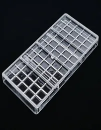 2021 12 6 06cm polycarbonate chocolate bar mold DIY baking pastry confectionery tools sweet candy chocolate mould2111126