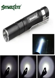 2018 Nuovo Skywolfeye E522 Mini Penlight XPE Flashlight Mini Penlight Orguibile AAA AAA Penna Penna Penna Penna Penna Luce flash Tor4582338 Tor4582338