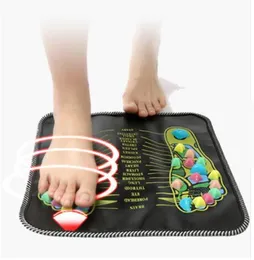 Epacket Acupuncture Foot Treatment Cobblestone Colorful Foot Reflexology Walk Stone Square Massager Cushion for Relax Body4785598