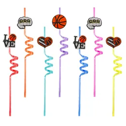 Copas descartáveis de basquete pSts Basketball Crazy Cartoon Drinking Goodie Gifts For Kids Party Festas de Natal Favores reutilizáveis Plastic St Drop Del Ot3Cy