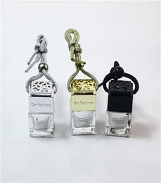 Car Perfume Bottle Cube Pendant Perfume Ornament Air Artors Essential Offuser Pragfuser Purgrance Freep Fottles Zza33436223855