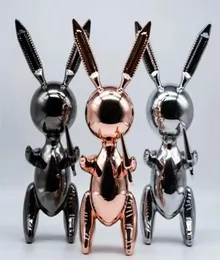 33 cm Balon Rabbit Limited Art Figurina Rzemiosła Błyszcząca balon pies statua domowa Dekoracja akcesoria świąteczna żywica prezentowa Crafts6003130