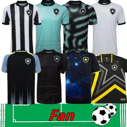 23 24 Botafogo Mens Soccer Jerseys SOARES MATHEUS BABI BERNARDO 2023 2024 O.SAUER Home Black and White 3rd Football Shirt Goalkeeper training wear Uniforms