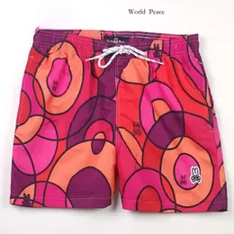 Shorts de coelho psicológico shorts de praia, shorts de surf com estampa de crânio de marca americana, estilo havaiano de verão de secagem rápida 490 614 8744