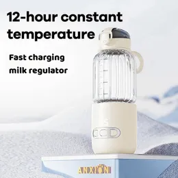 Tragbare Babyflaschenwärmer 400 ml 15000mAh Formel Milch Schnellheizung USB -Ladung Campingreisen Elektrische Babyflaschenheizung 240507