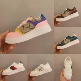 Barnskor barn förskolan småbarn ps atletisk designer sneakers berömda varumärke barn casual tränare flicka tod enfant svart vit rosa barn utomhussko