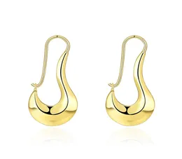 Women039s fashion jewelry hoop earrings 18K gold plated cool geometric style top quality Global 1975237
