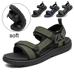 Vanmie Sandal Männer Sommersandalen für Männer Freizeit Strand Sandalen Männliche Sommerschuhe Leichte Outdoor -Freizeitschuhe 240506