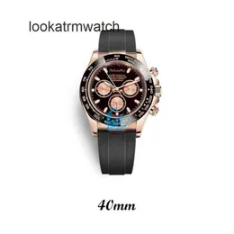 Mężczyźni Watch RLX Mechanical Luksusowe męskie Watch Daytone Strap Style Dostosowany Pagani Design Szwajcarska marka Winderproof Wristood Na ręce