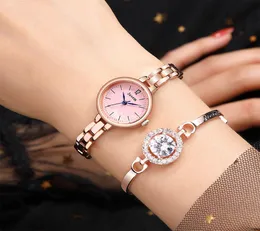 Eleganta klockor för damer stora modedesigners kvinnliga studenter stål bälte små avslappnade armband klockplats onepiece starti5020339