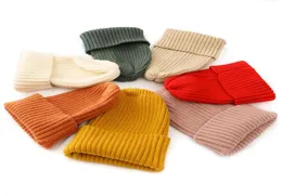 Beanieskull Caps Winter Women039s Skullies Beanies Beanies for Girl Whole Hat女性ユニセックスコットンブレンドソリッドウォームソフトヒップホップ7920003