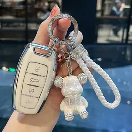 Bilnyckel Ny TPU -bil smart nyckelfodral för bra vägghaval/hover H6 H7 H4 H9 F5 F7 H2S Auto Holder Shell FOB KeyChain Accessories T240509