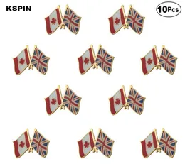 Canada UK FLAG LAPEL PIN PIN BAGGI BAGGI BACCIA PINS BADGI 10PC A un LOT8937447