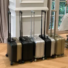 RLW Koffer übergroße Gepäckkoffer Frauen große Kapazitäts -Reise -Designer -Spinner Koffer Boarding Gepäck16 Zoll