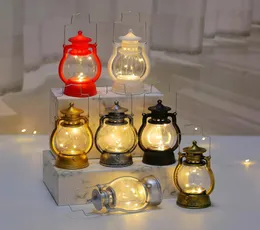 Mini lampada elettronica a candela retrò piccolo Pony Lantern Decorazione creativa per la festa di compleanno del matrimonio con luce del vento Christmas 7818261