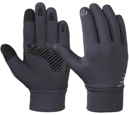 Vbiger Kids Glove invernali inverno guanti touch screen sport morbidi da esterno caldo con stampa riflettente silicone strip2428701