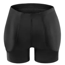 Shaper de barriga de cintura Puxe de estilo calças femininas ângulo plano nádegas falsas ricas levantando a esponja fixa cintura apertada modelando roupas íntimas q240509