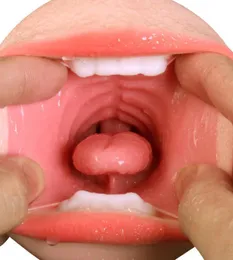 Belsiang Pompino maschio maschile giocattoli sessuali per uomini masturbazione orale tazza di gola profonda fulta vagina vegina figa massager t6861987