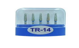 1 Pack5pcs TR14 Dental Diamond Brs Medium FG 16M لنسبة عالية السرعة ، العديد من الطرز المتاحة 9558655