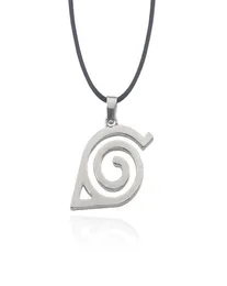 Hot Anime Necklace Kakashi Leaf Village Symbol Cosplay Pendant Necklaces Kakashi Konoha Ninja Jewelery Bijoux Collier7709796