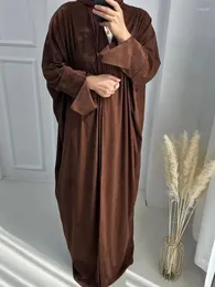 الملابس العرقية رمضان عيد الشتاء دبي المفتوح المسلم كيمونو أبايا دامن تركيا الإسلام أبياس للنساء اللباس كيبايا رداء الفم موسولمان
