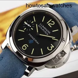 Grestest Wrist Watch Panerai Mens Luminor Series Manual Mechanical Watch Precision Steel PAM00777