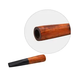 Premium Ebony Wood Creative Filter Smoking Pipe Herbal Pipe Tobacco Cigarette Holder Standard Size Cigarettes Pocket Size9431278