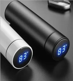 New Fashion Smart Becher Temperaturanzeige Edelstahl Wasser Wärmeflasche mit LCD Touch SN wasserdichte Tasse Kessel LED Touch SN6013354