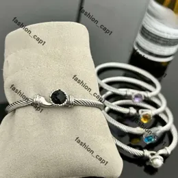 Pulseira de designer david yurma pulseira de jóias para mulheres de alta qualidade coleta cruzada coleta de jóias punk de argola de argola vintage