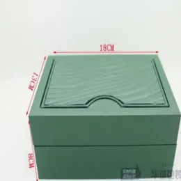 Luxury Green Watch Box Papers Card Boxe Boxes Cases Orologi Case 286N