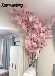 1pcs Cherry Blossoms искусственные цветы ветви для свадебного арка