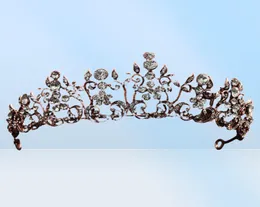 2018 più recenti accessori per la testa marrone rinestone e corone Accessori per la testa di matrimonio sposa039s Tiara Fashion Bridal copricapi JCI0775070010